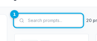 Search bar highlighted